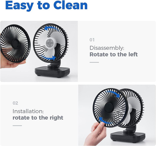 Ocoopa usb desk fan 4000mah - ocoopa,
