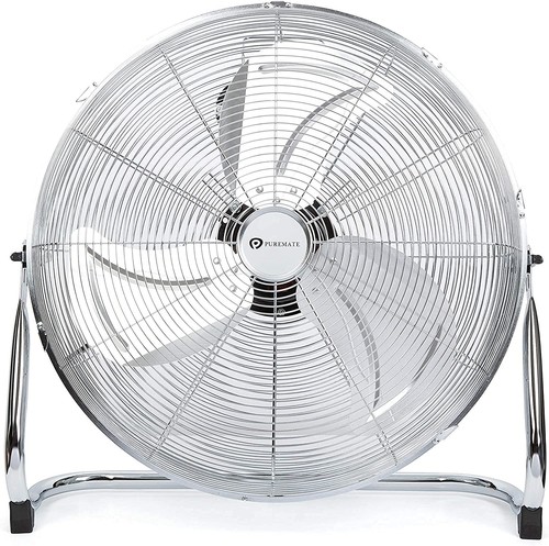 Floor fan chrome gym - chrome,