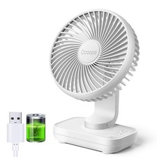 Ocoopa USB Desk Fan, 4000mAh