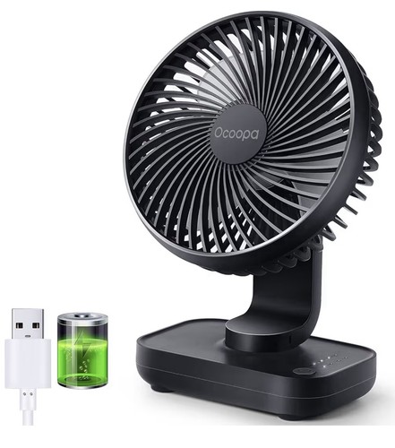 Usb desk fan 4000mah - desk, fan,